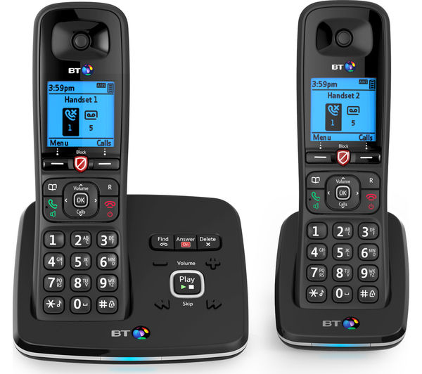 BT 6610 Cordless Phone with Answering Machine - Twin Handsets