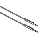 Kit Aluminium Aux 3.5 mm Audio Cable (Android & iOS) - Grey