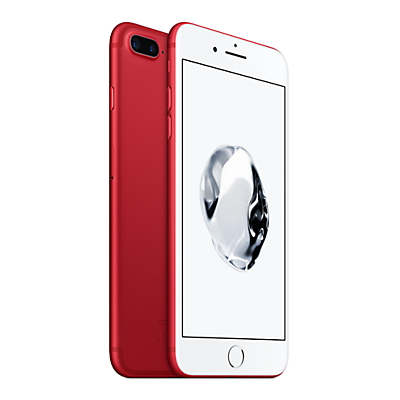 Apple iPhone 7 Plus, iOS 10, 5.5, 4G LTE, SIM Free, 128GB, (PRODUCT)RED